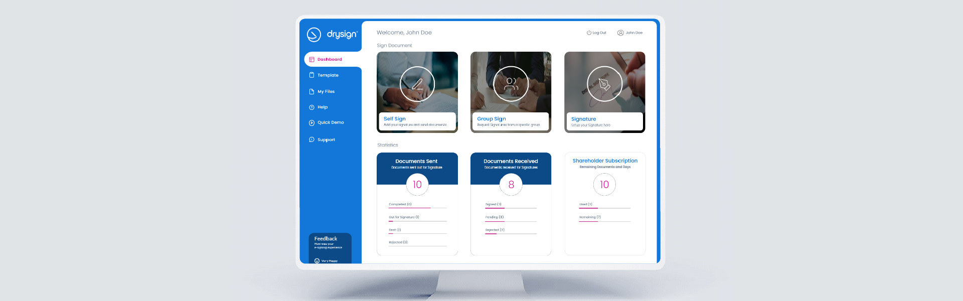 DrySign 2.0 | Experience a new way of e-signing with a brand new interface.